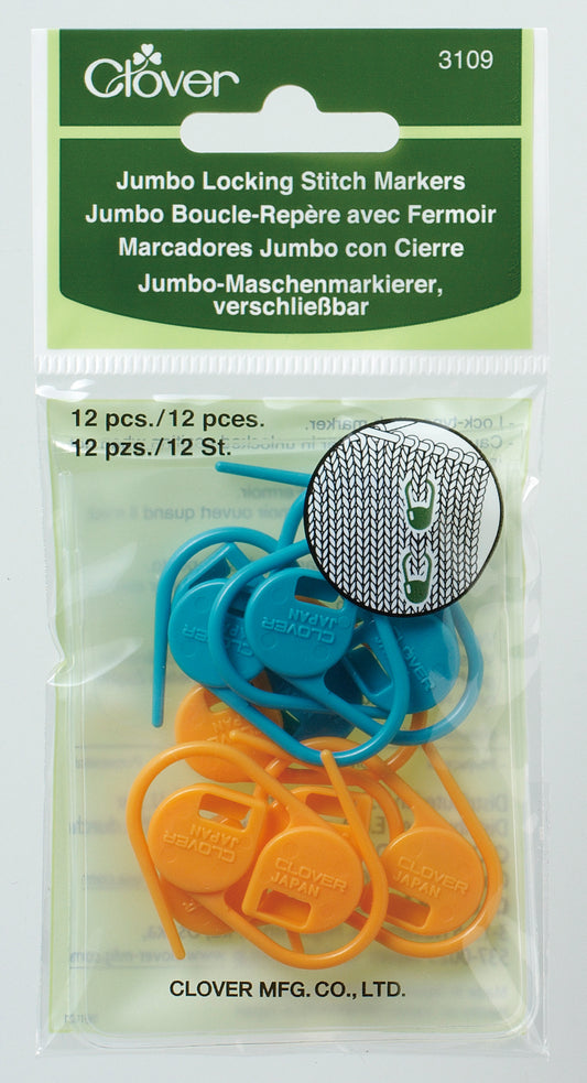 Clover markeringslåse jumbo 12 stk