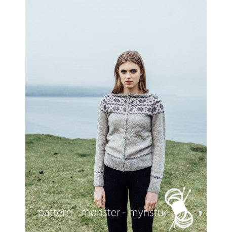 Cardigan med mønster