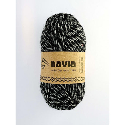 Navia sokkegarn - Meleret mørk/lys 515