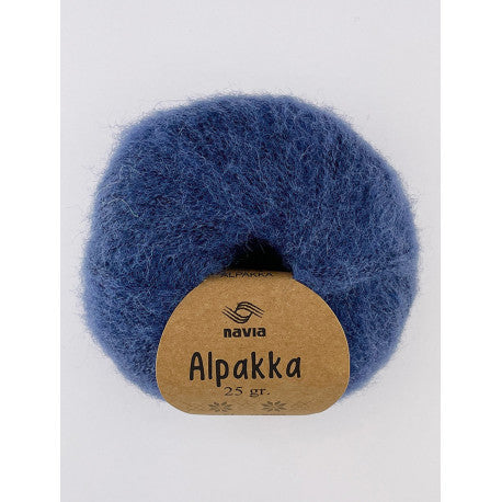 Navia Alpakka -  Krone blå 874
